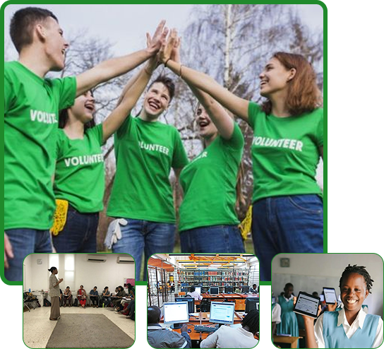 EduAid Africa volunteers