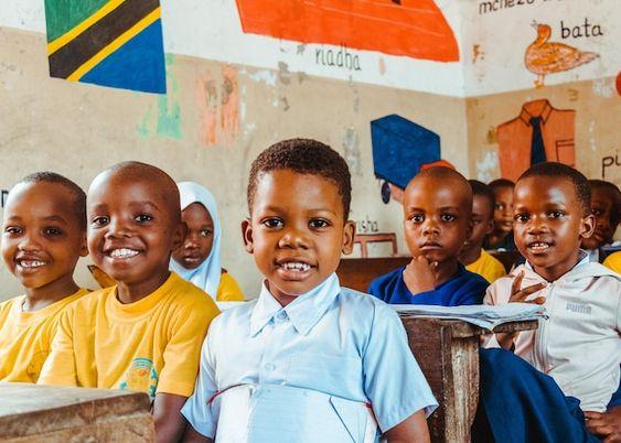 Children in classroom